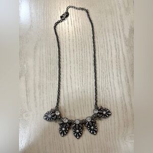 Elegant Black and Silver Necklace